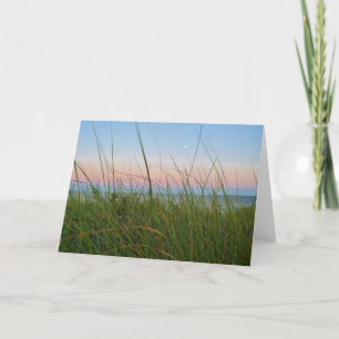 Cartão Cape Cod Moonrise Greeting Card