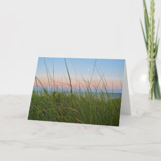 Cartão Cape Cod Moonrise Greeting Card