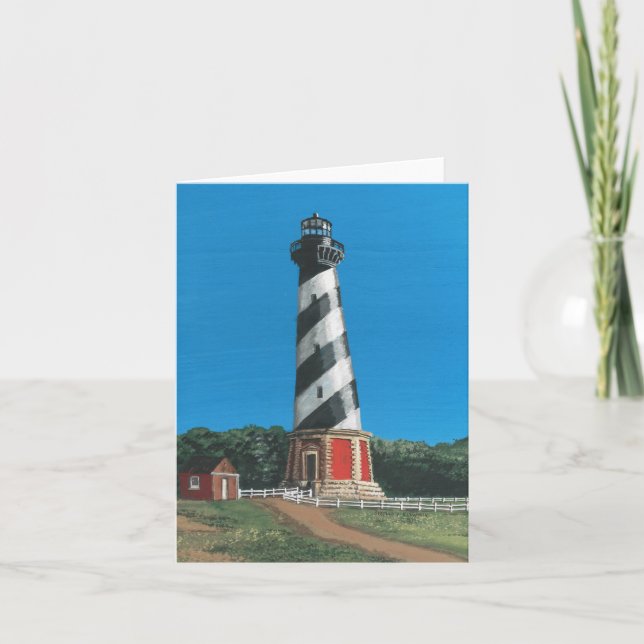 Cartão Cape Hatteras Lighthouse Blank Note Card (Frente)