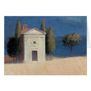 Cartão Capela perto de Pienza II 2012