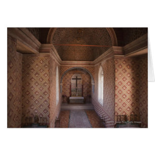 Cartão Capela privada no palácio do nacional de Sintra