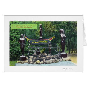 Cartão Capilano Canyon Indian Wishing Well View