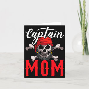 Cartão Capitã mãe mamãe mamã pirata amante performance