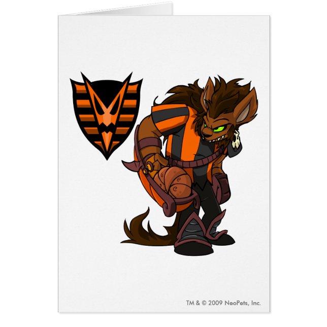 Cartão Capitão assombrado 1 da equipe das madeiras (Frente)