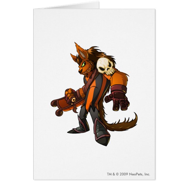 Cartão Capitão assombrado 2 da equipe das madeiras (Frente)