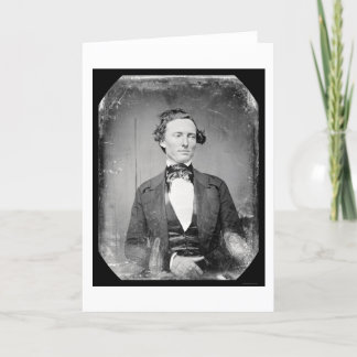 Cartão Capitão Caminhante Daguerreotype 1846 das Texas