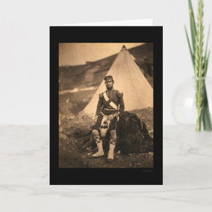 Cartão Capitão Cuninghame Highlander 1855