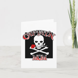 Cartão Capitão Mãe (Rosa) Notecard