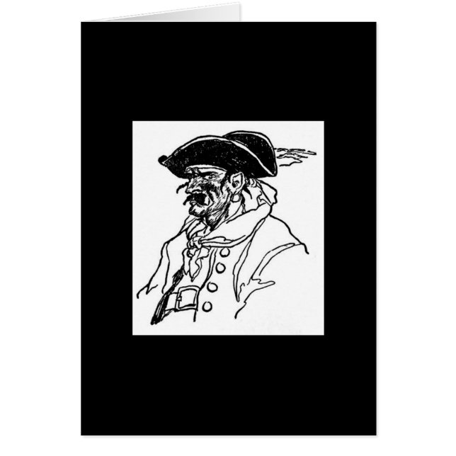 Cartão Capitão Pirata (Frente)