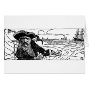 Cartão Capitão Pirata