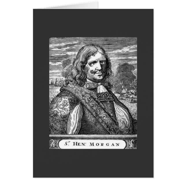 Cartão Capitão Pirata Morgan (Frente)