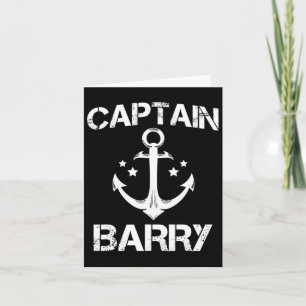 Cartão Capitão Rry Funny Aniversário Personalizado Apelid