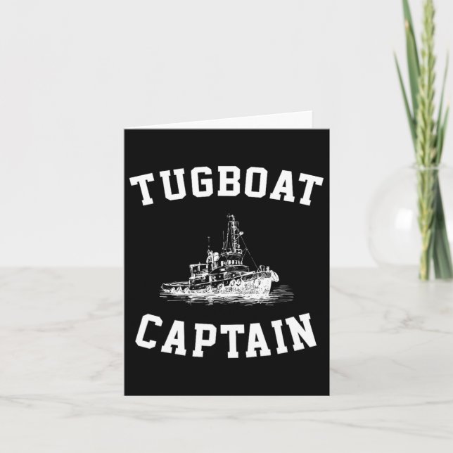 Cartão Capitão Tugboat (Frente)