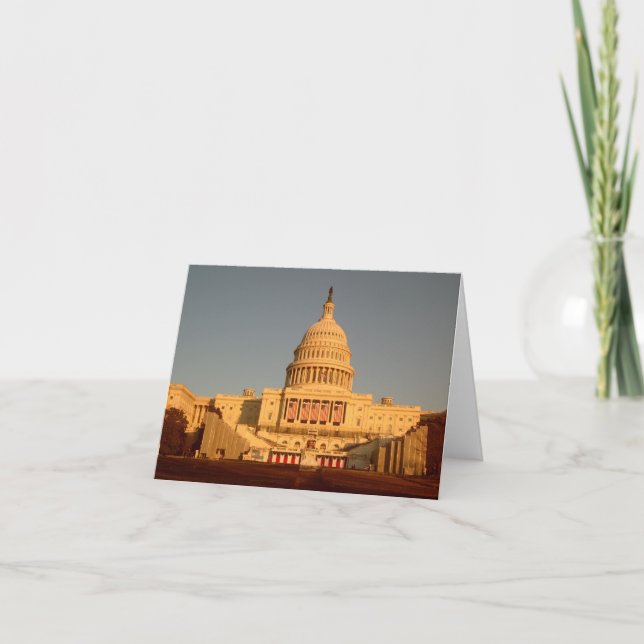 Cartão Capitol Sunset Notecard (Frente)