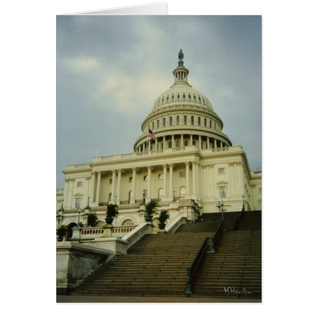 Cartão Capitólio dos EUA (Frente)