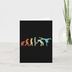 Cartão Capoeira dança Artes Marciais Brasil Karate Evolut
