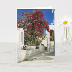 Cartão Capri - Oleanders in bloom, Peder Severin Krøyer