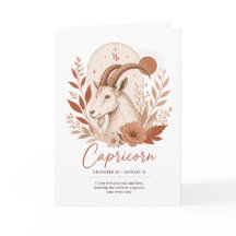 Capricorn Zodiac Terracota Astrologia Botânica 