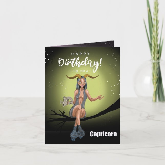 Cartão Capricórnio (Frente)