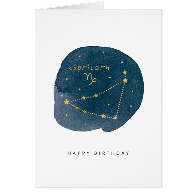Cartão Capricórnio (Frente)