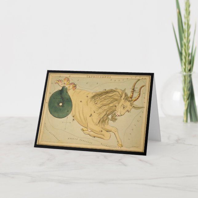Cartão Capricornus (Capricorn) (Frente)