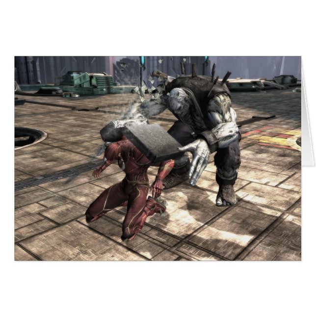 Cartão Captura de tela: Flash vs Grundy 2 (Frente Horizontal)