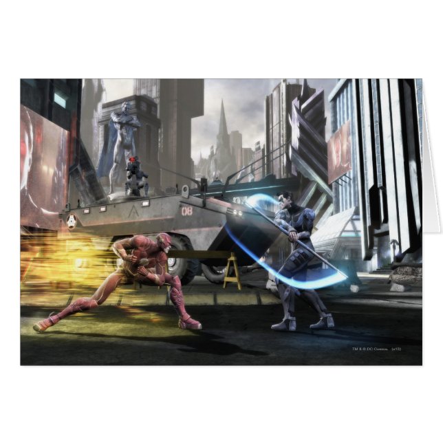 Cartão Captura de tela: Flash vs Noturno (Frente Horizontal)