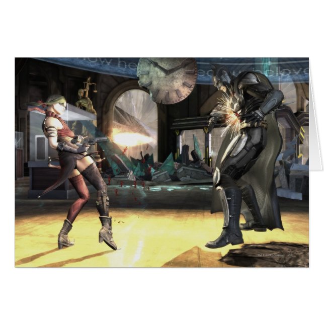 Cartão Captura de tela: Harley vs Batman 2 (Frente Horizontal)