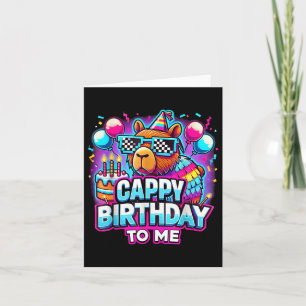 Cartão Capy Birthday Engraçado Cappy Aniversário Para Mim