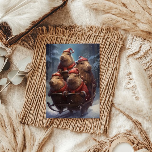 Cartão Capy de Natal Capy (Criador carregado)