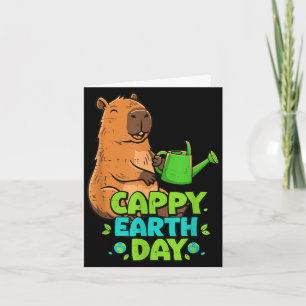 Cartão Capy dia da terra capivara dia da terra roedor fof