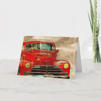 Cartão Car Antique Truck All Occasion Greeting Card