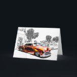 Cartão Car Greeting Cards<br><div class="desc">Unique car art that has a drawing yet photograph feel and look.</div>