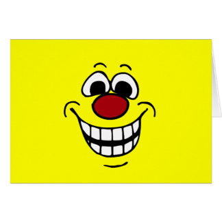 Cartão Cara alegre Grumpey