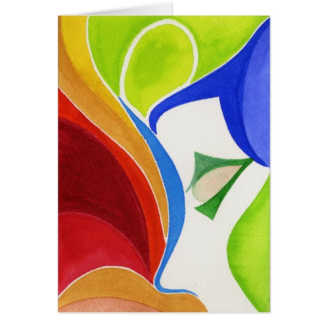 Cartão Cara da luz (Frente)