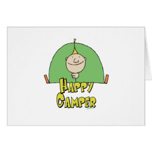 Cartão Cara Feliz Camper