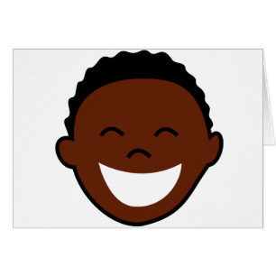 Cartão Cara feliz do menino