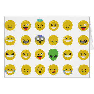 Cartão Cara feliz Emoji