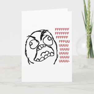 Cartão Cara fuuu fuuu