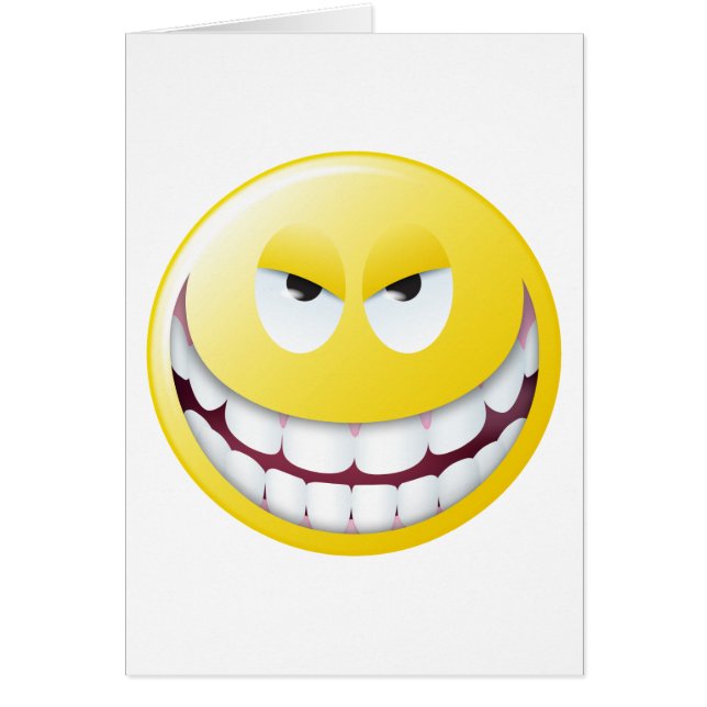 Cartão Cara má (Frente)