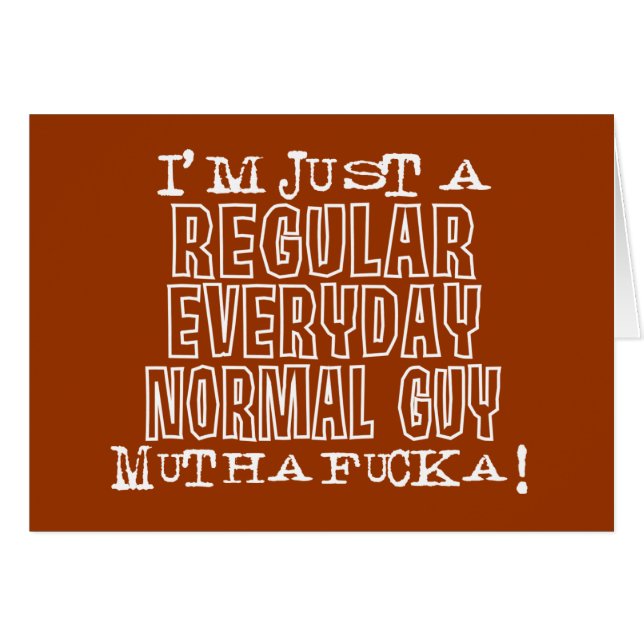 Cartão Cara normal (Frente Horizontal)