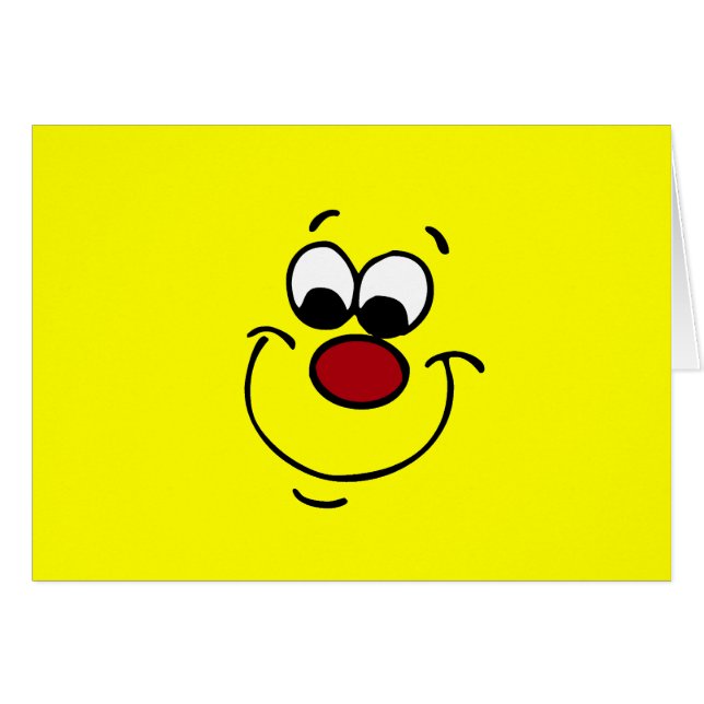 Cartão Cara Sneaky Grumpey (Frente horizontal)