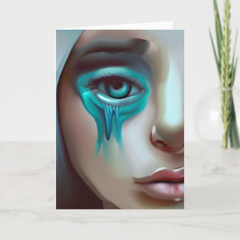 Cartão Cara triste, suporte para um amigo