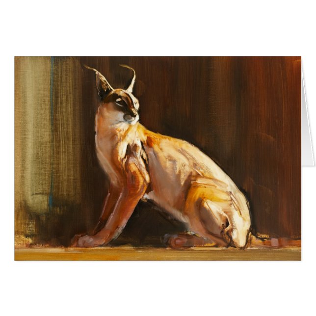Cartão Caracal árabe 2010 (Frente Horizontal)