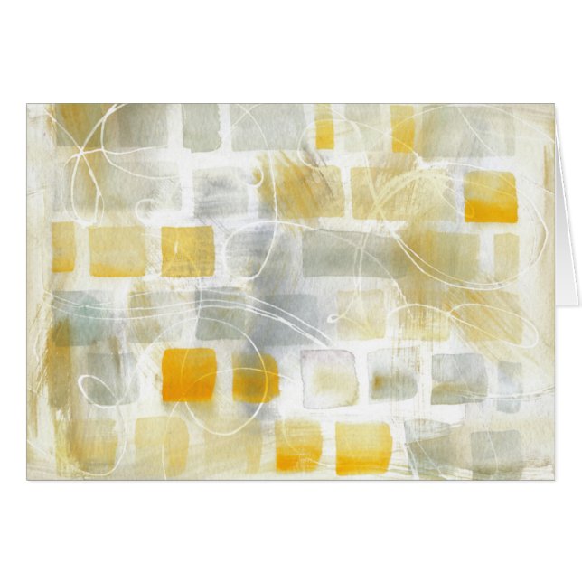 Cartão Caracalla eu abstraio o impressão | Sue Schlabach (Frente Horizontal)