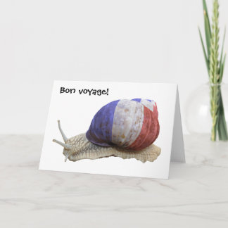 Cartão Caracol-de-bandeira francês