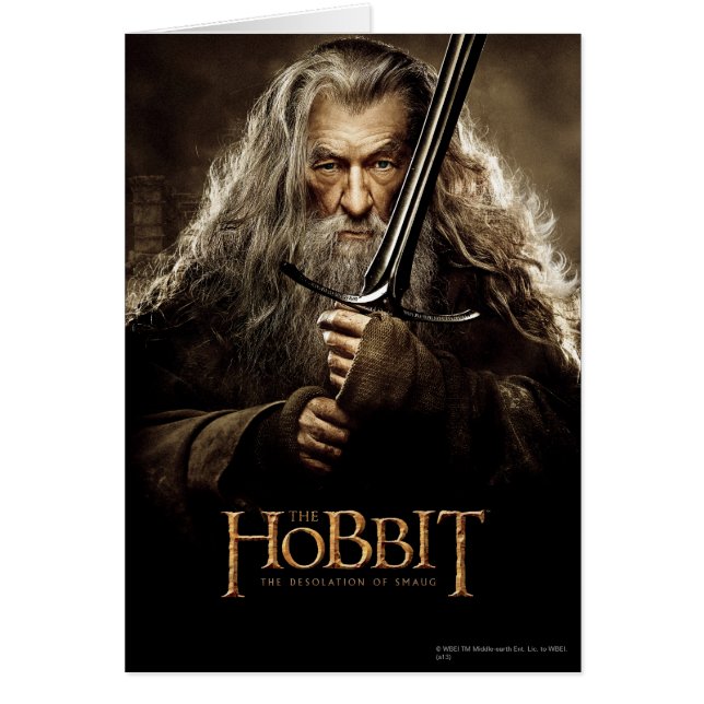 Cartão Caractere Gandalf Poster 1 (Frente)