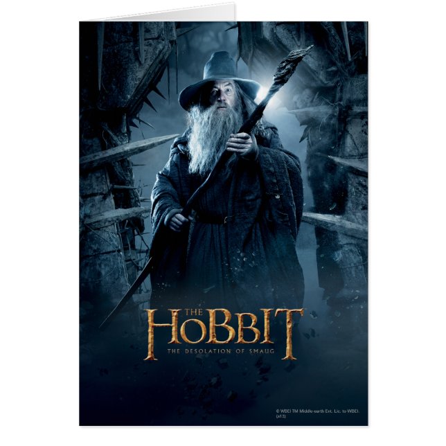 Cartão Caractere Gandalf Poster 3 (Frente)
