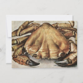 Cartão Caranguejo (Criatura sob o mar) (por Albrecht Dure