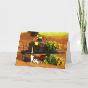 Cartão Caranguejo das flores